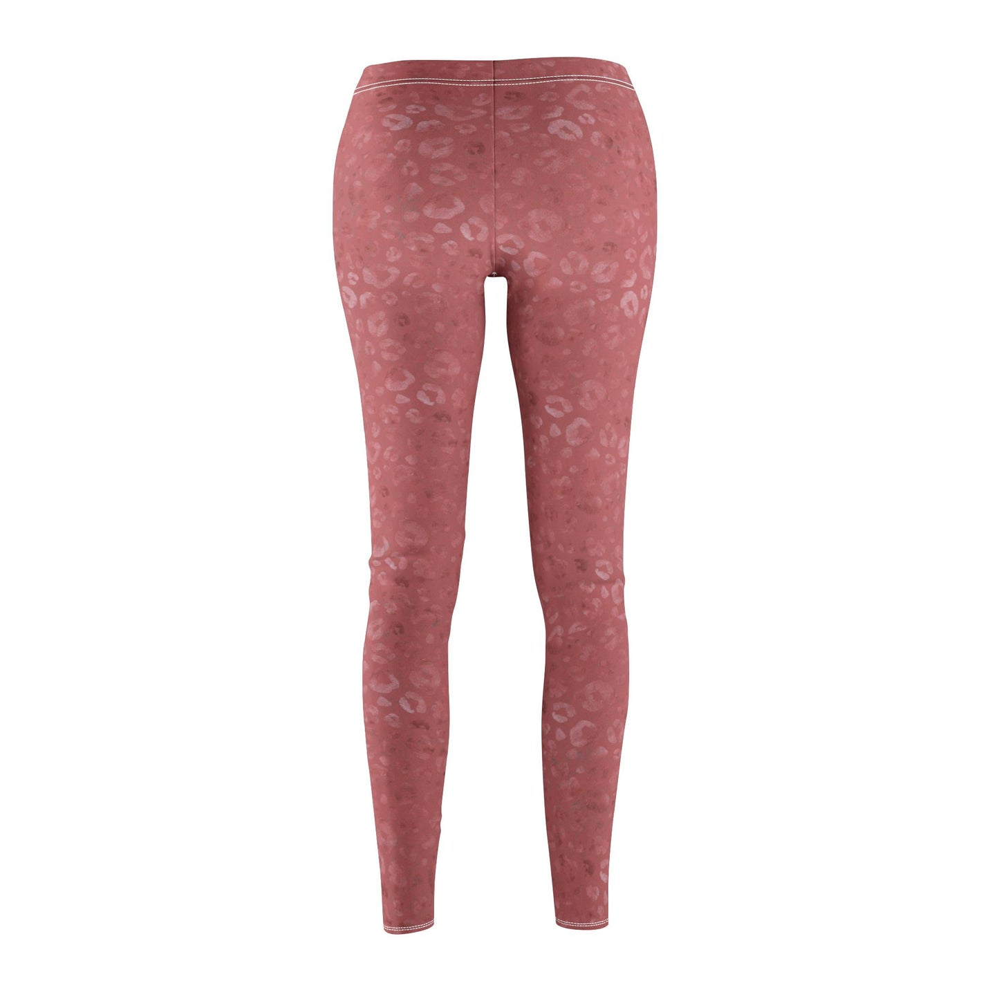 Leopards Chic Imperial Red Leggings Mid-rise
