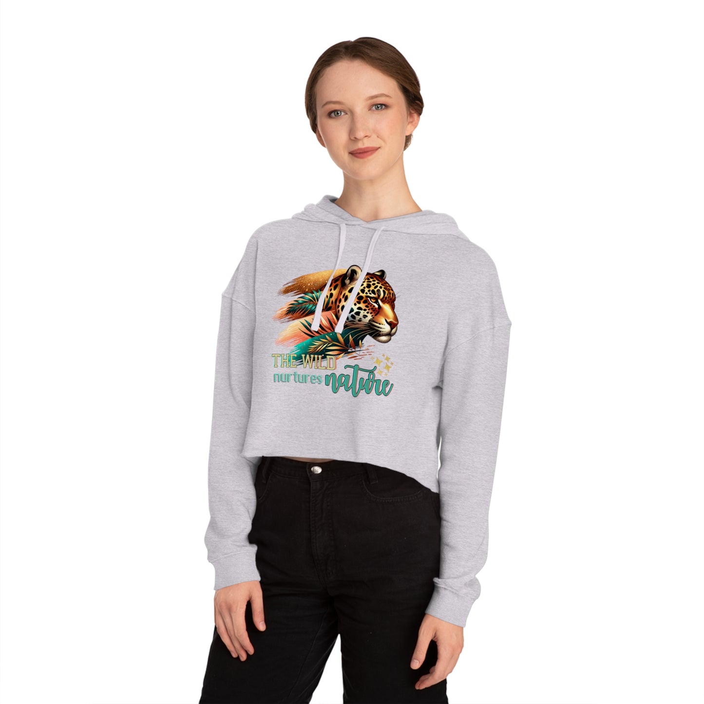 Wild Nurtures Nature Cropped Hoodie
