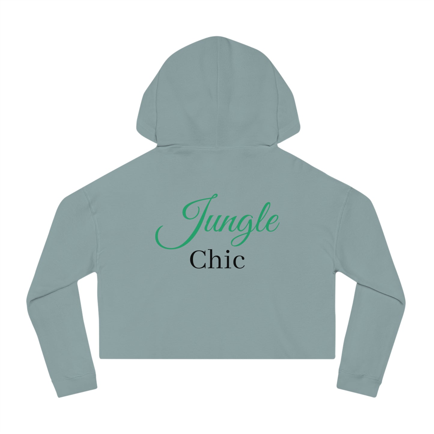 Jungle Chic Cropped Hoodie