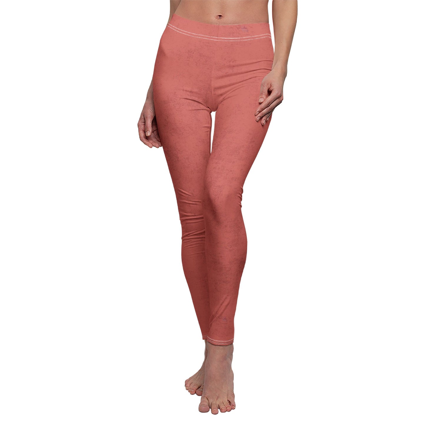 Copy of Leggings Women's Mid-rise Casual grunge persian red