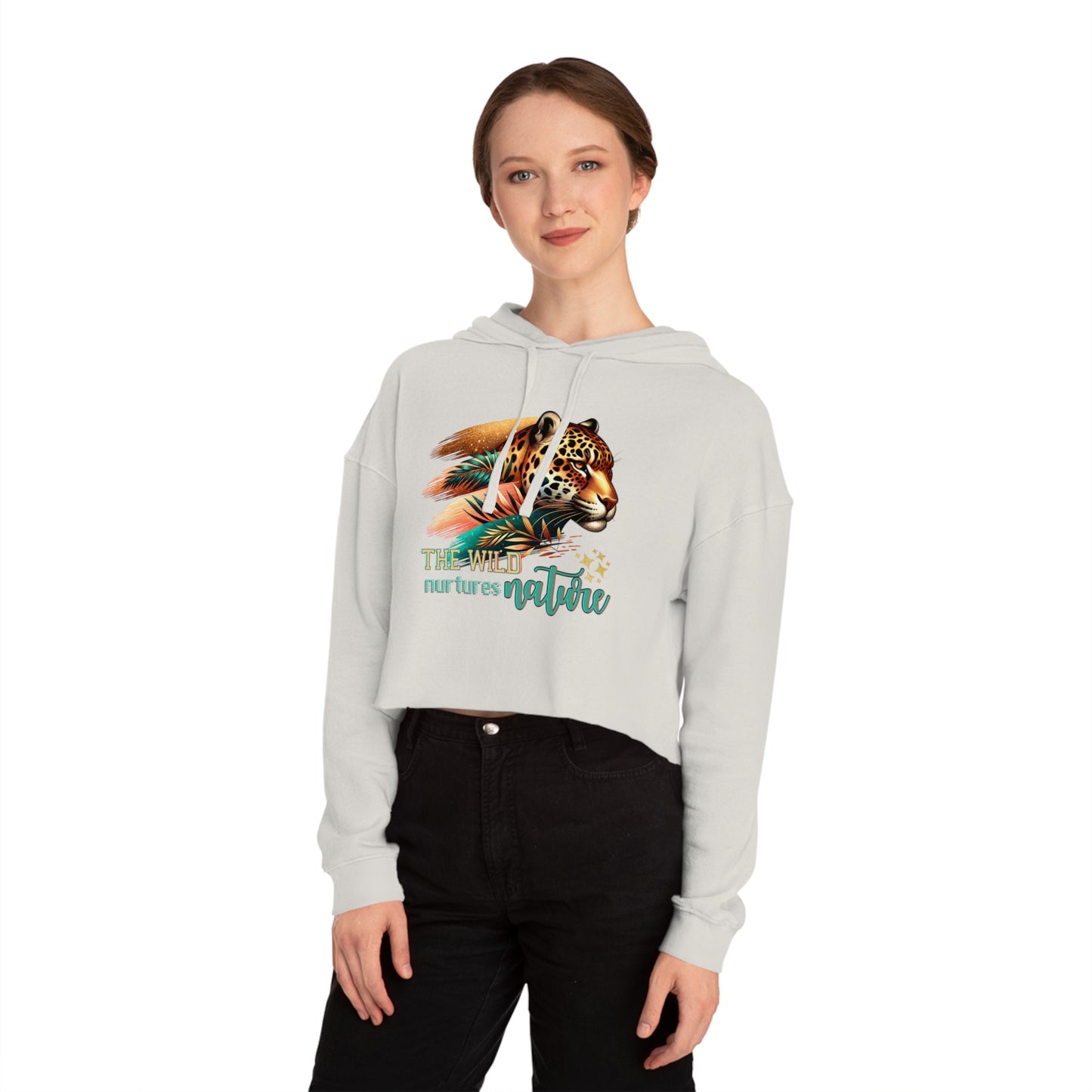 Wild Nurtures Nature Cropped Hoodie