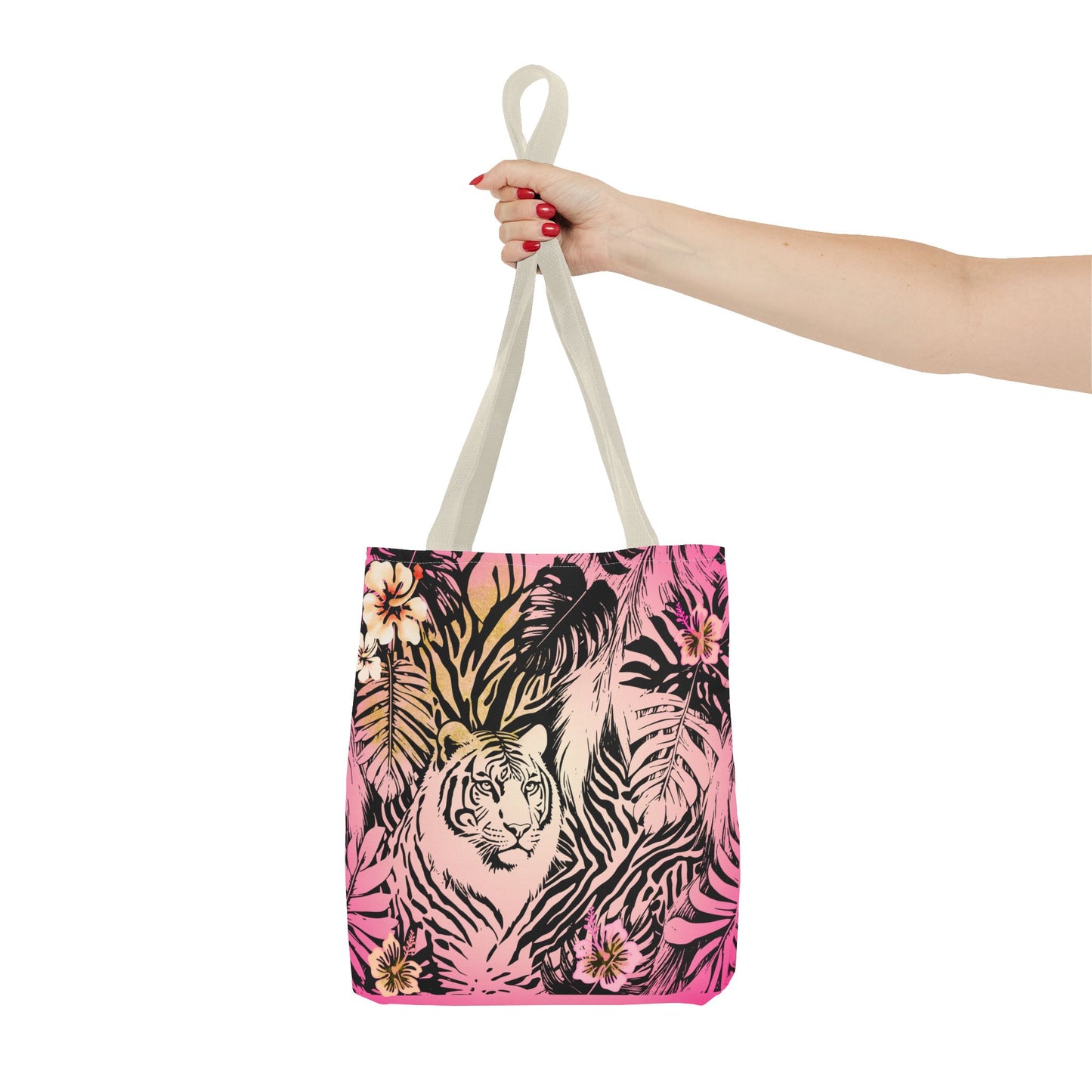 Flamingo Tiger Tote Bag (AOP)