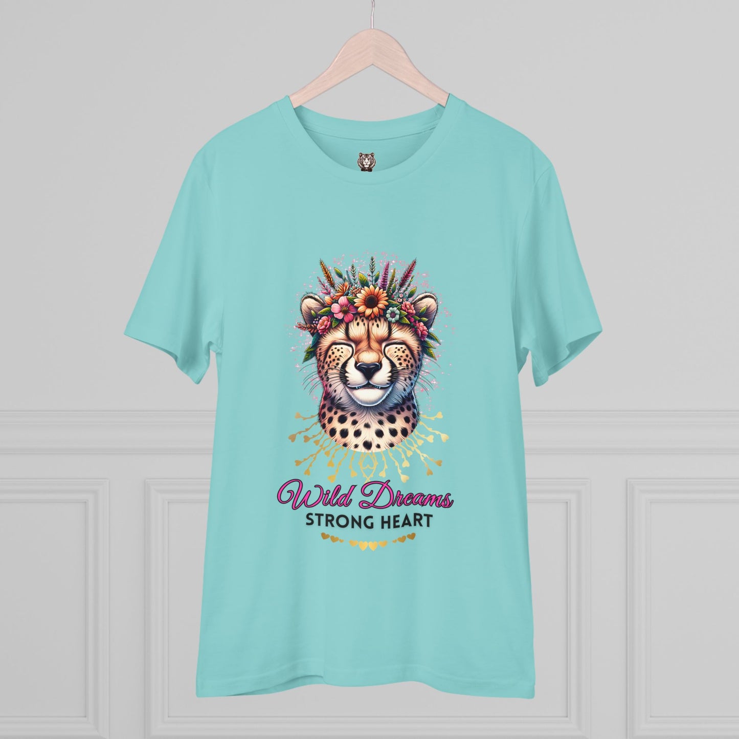 Cheetah Wild Dreams Organic Creator T-shirt - Unisex