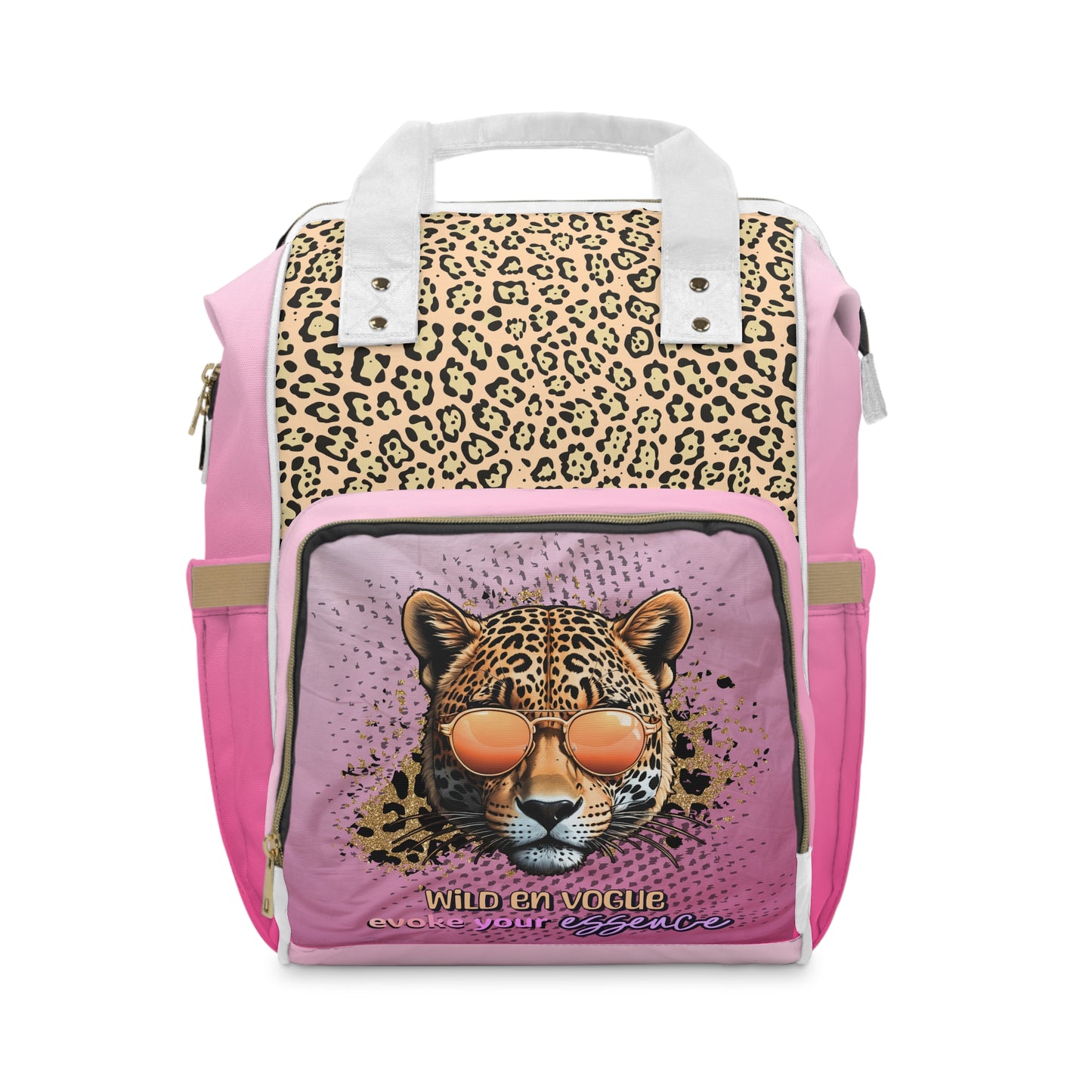 Wild Whiskers en Vogue Multifunctional Diaper Backpack