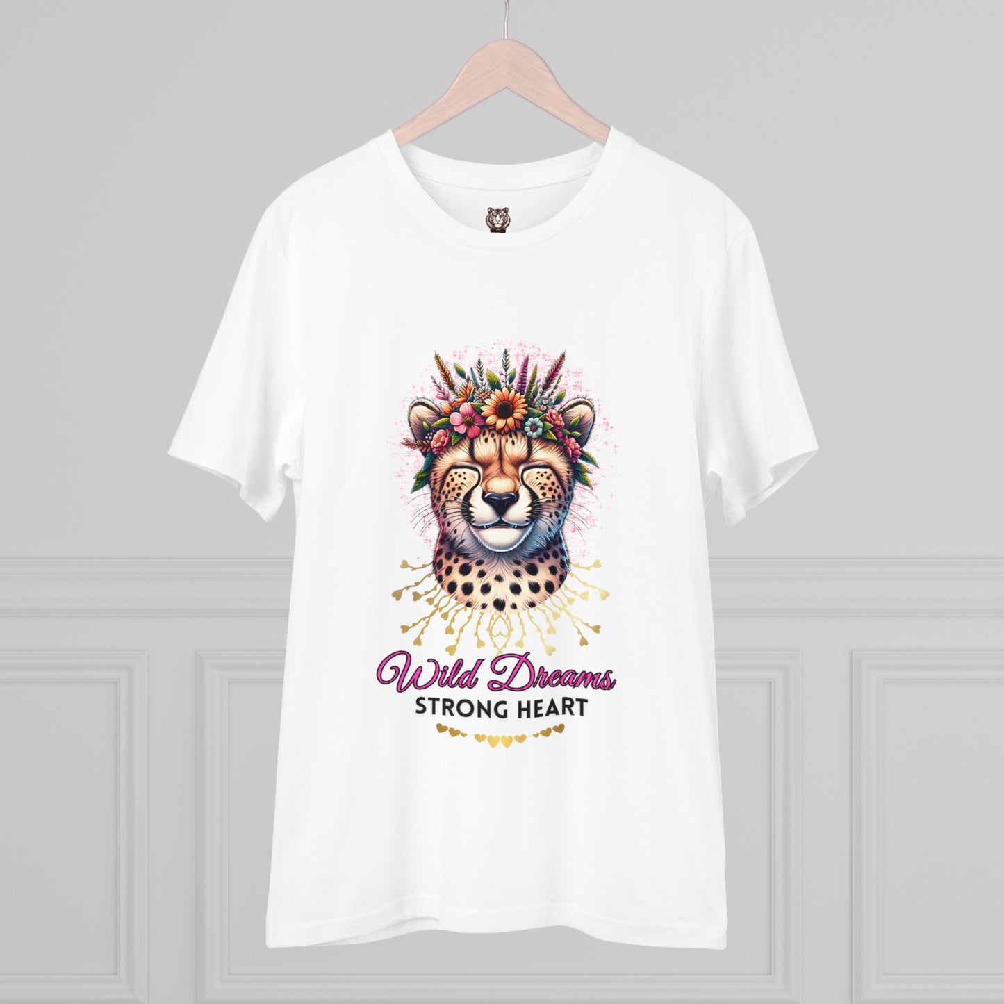 Cheetah Wild Dreams Organic Creator T-shirt - Unisex