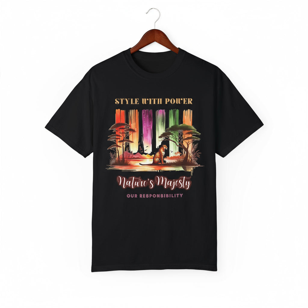Jaguar Nature's Majesty T-shirt🐅🌴