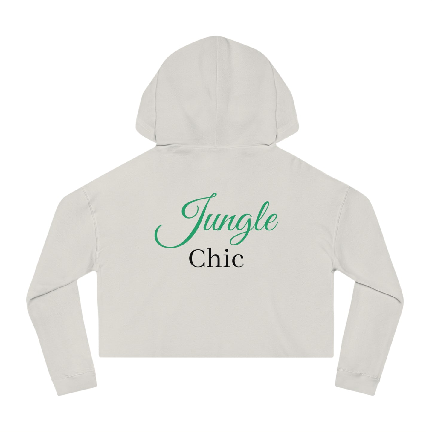 Jungle Chic Cropped Hoodie