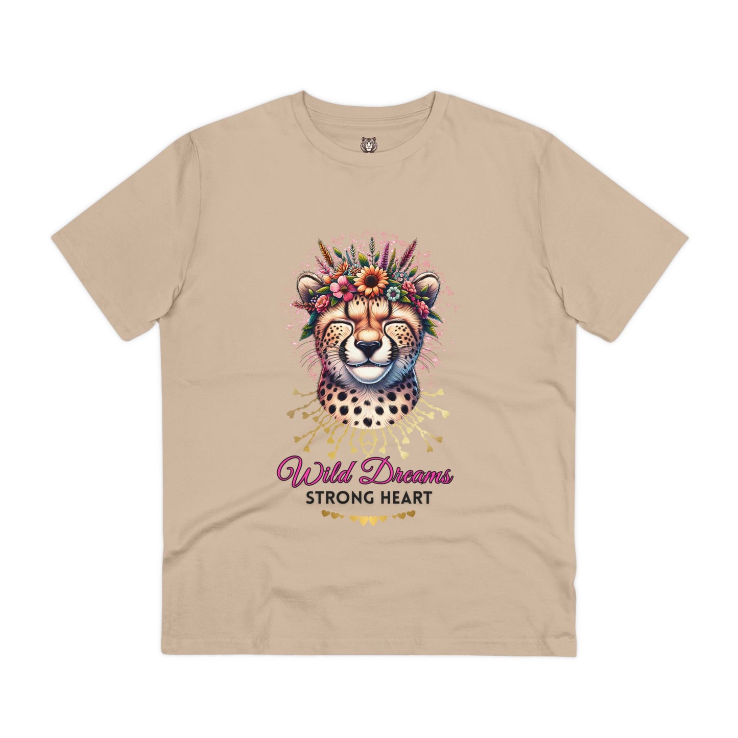 Cheetah Wild Dreams Organic Creator T-shirt - Unisex