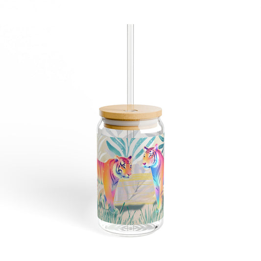 Tiger Talks Sipper Glass, 16oz