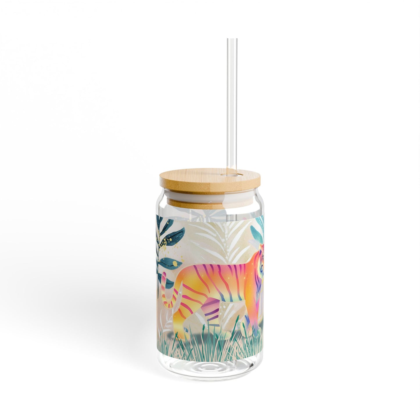 Tiger Talks Sipper Glass, 16oz