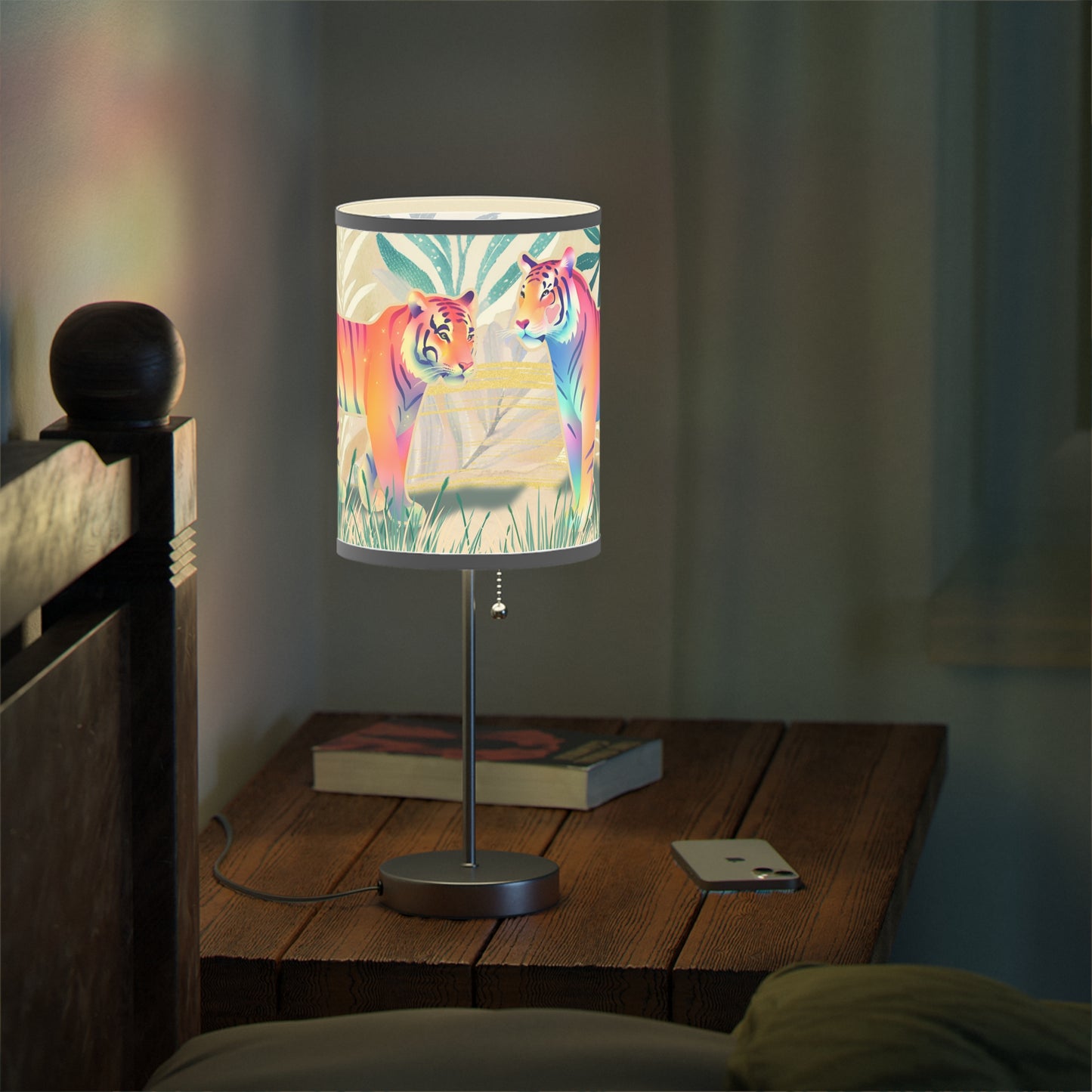 Tiger Talks Lamp on a Stand