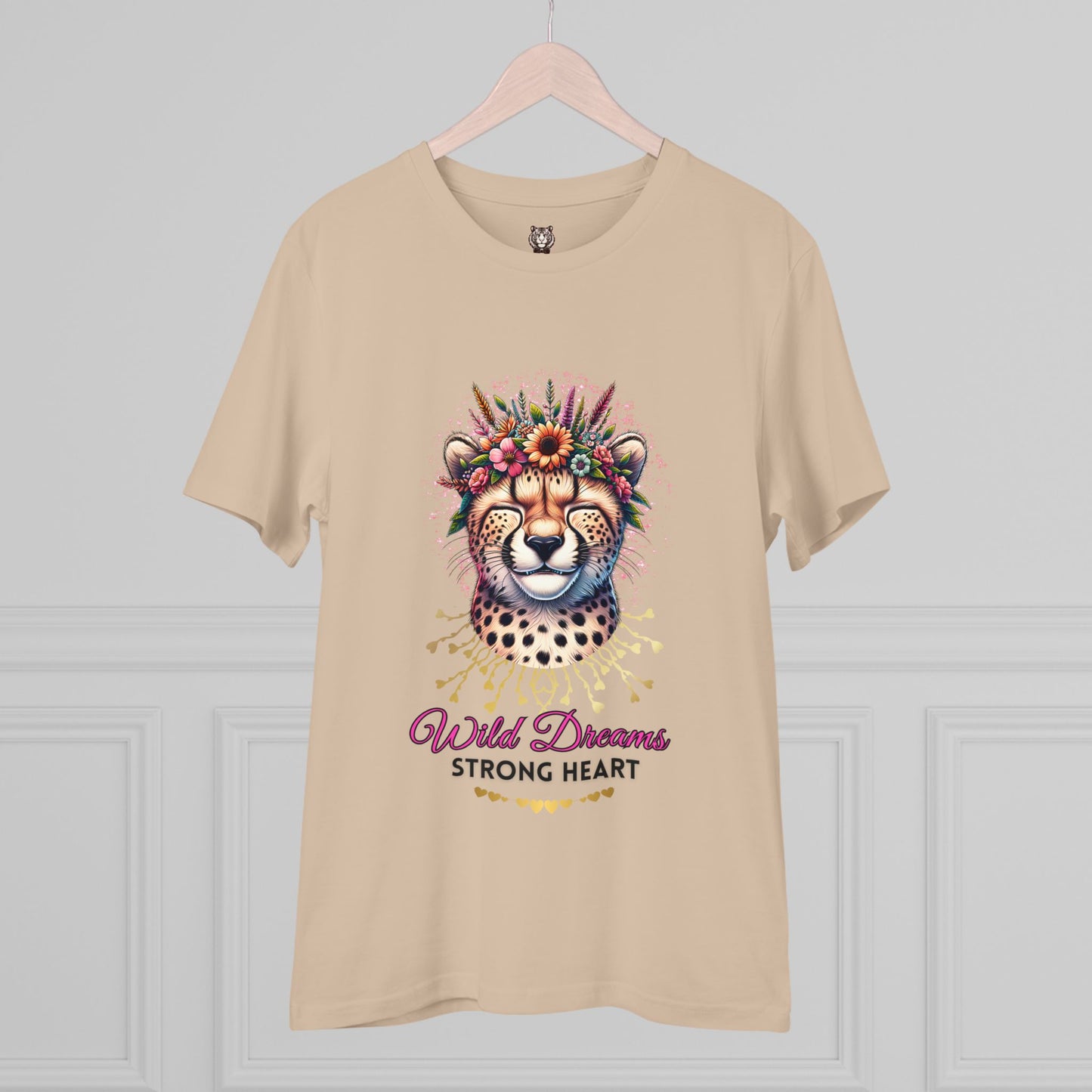 Cheetah Wild Dreams Organic Creator T-shirt - Unisex