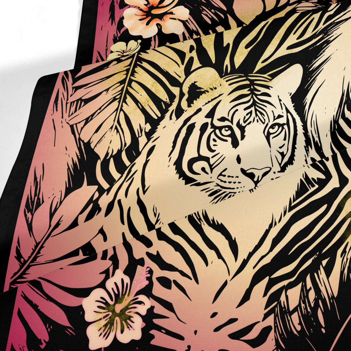 Tigers Secret Garden Silk Scarf🌺🐅