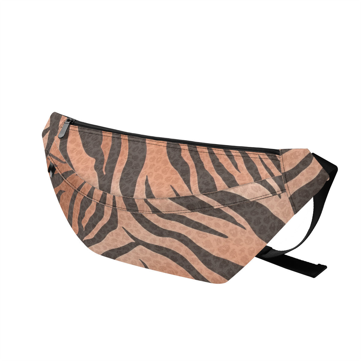 Tiger Stripes & Dots Large Fanny Bag