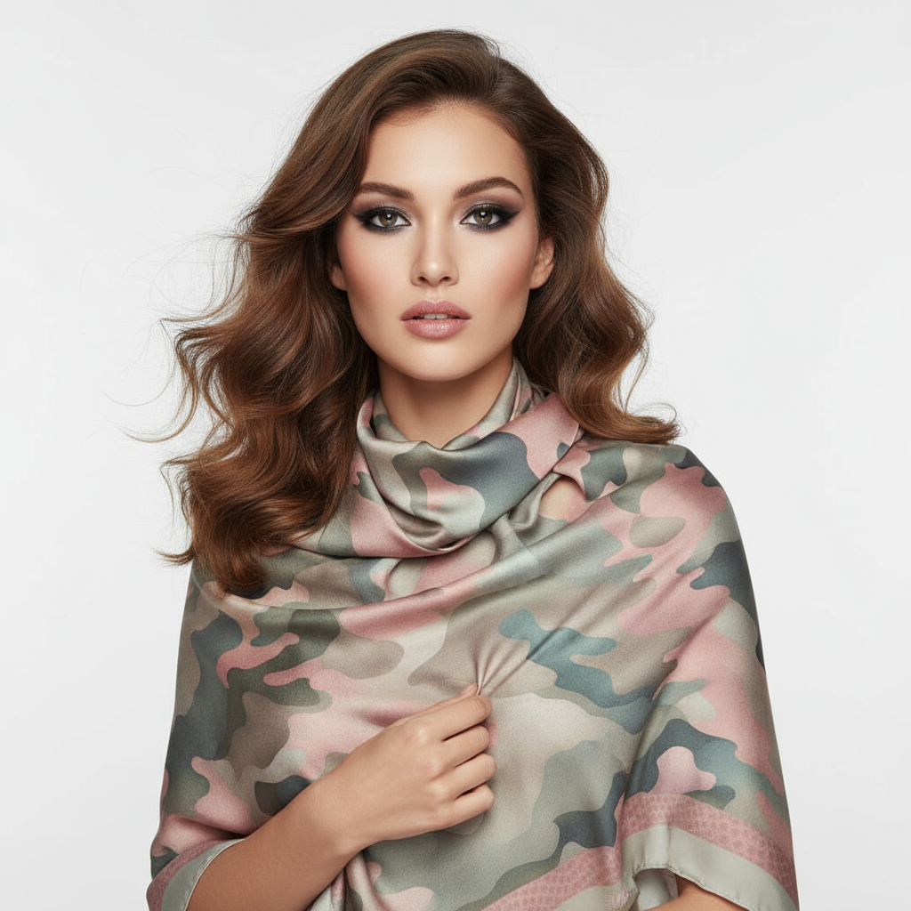 MossBlend Silk Scarf