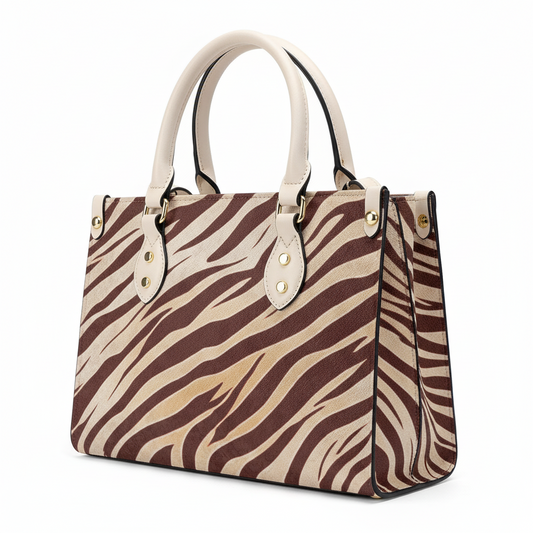 Tiger FlowState Luxury Tote Bag - White