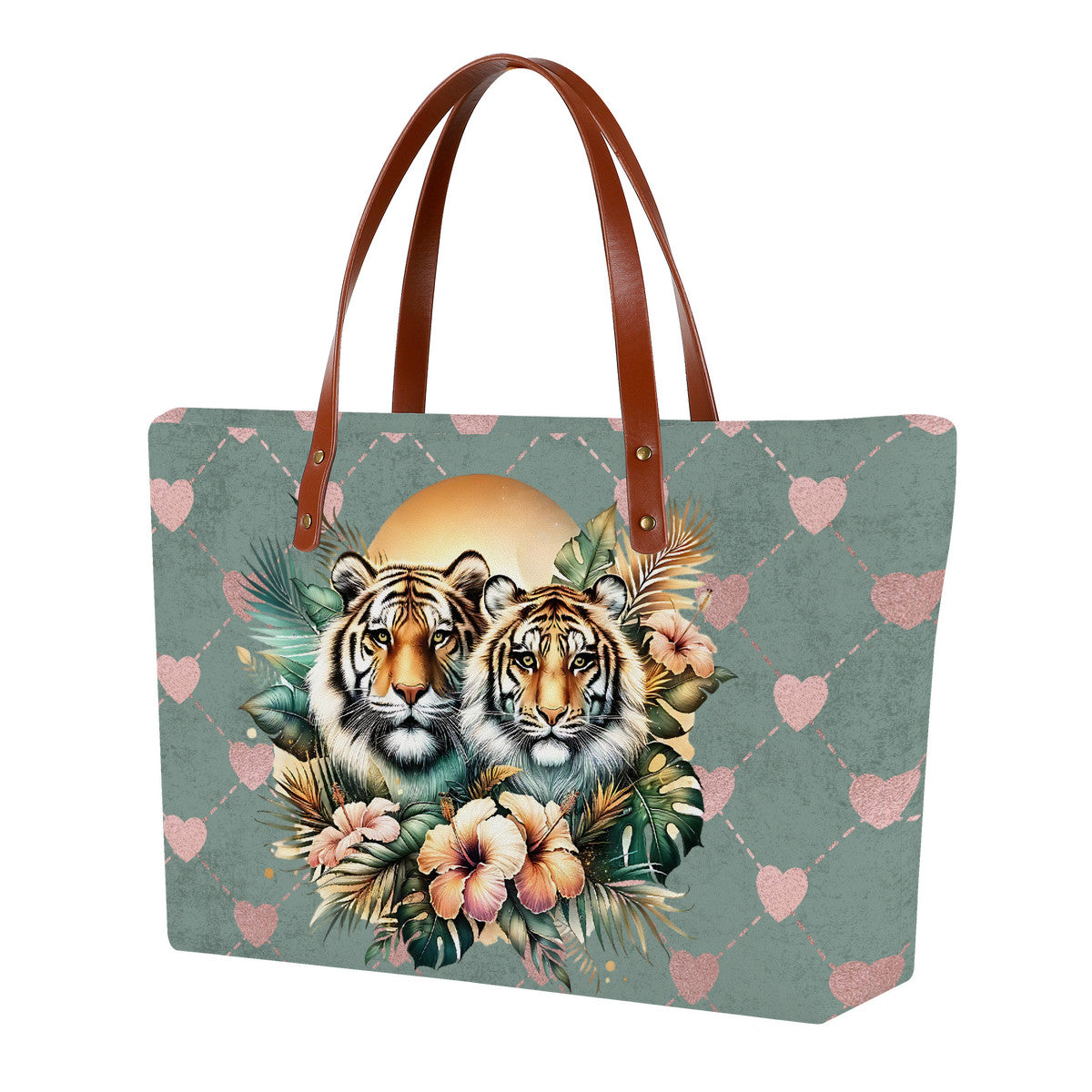 Tigre y Tigresa Cloth Totes.