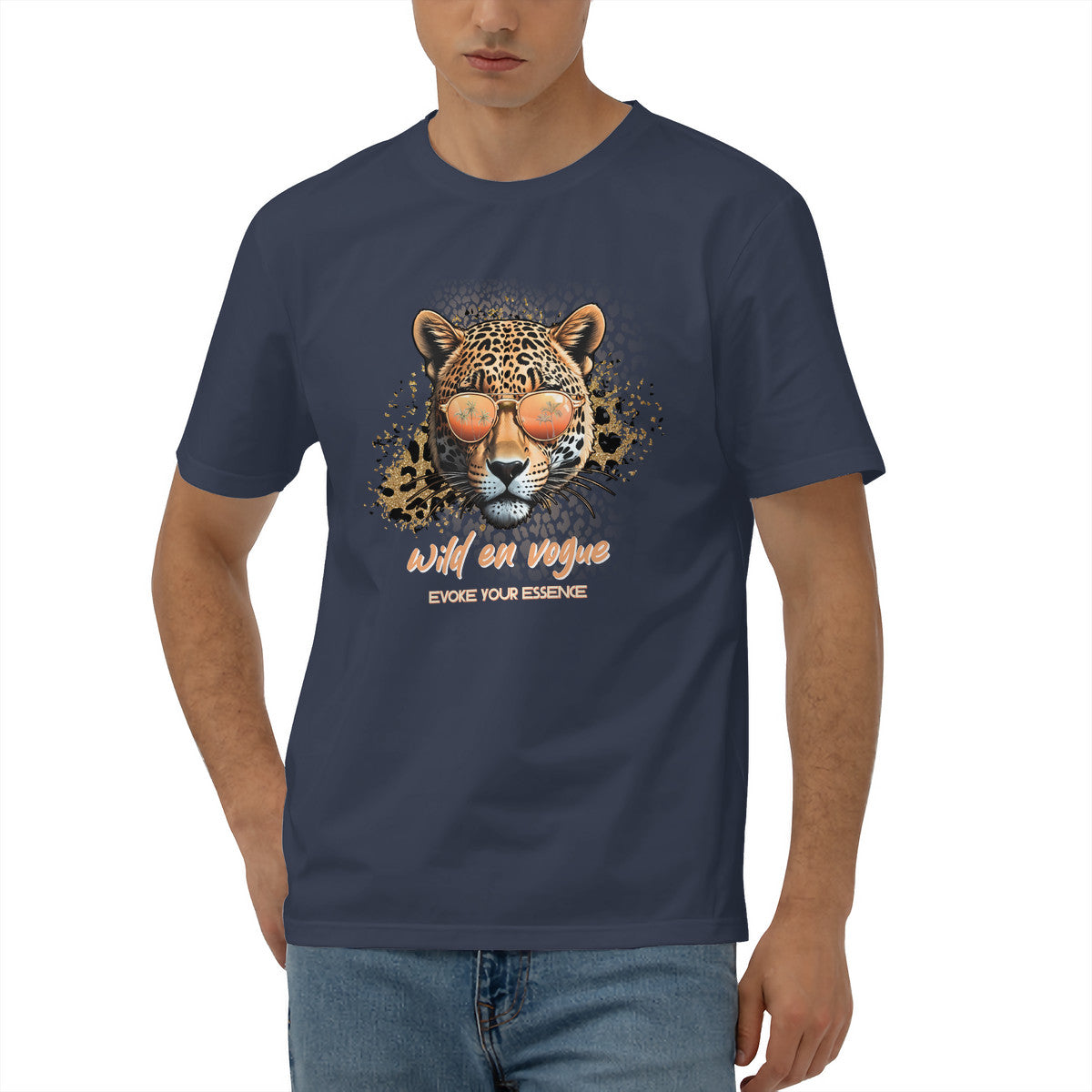 Jaguar en Vogue Men's Short Sleeve Cotton Tee