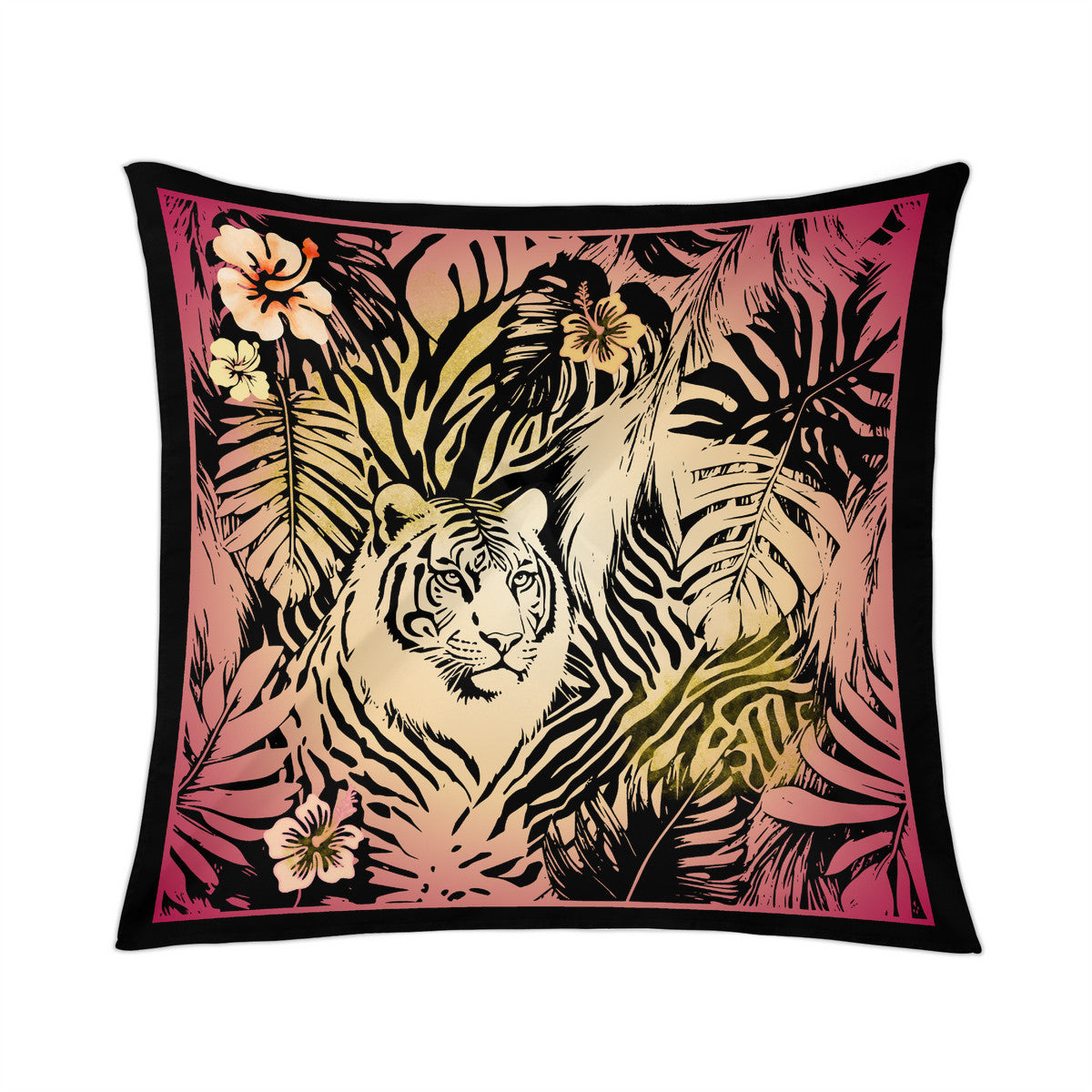 Tigers Secret Garden Silk Scarf🌺🐅