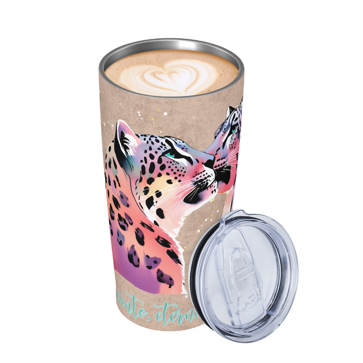 Salvaje Snowleopard Lid Cup 20oz