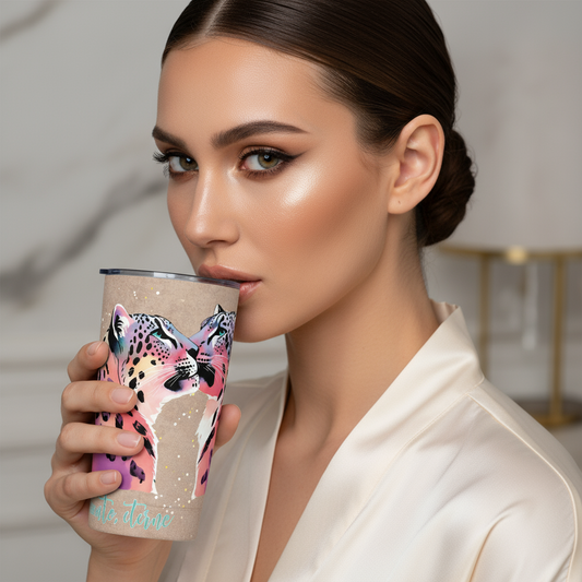 Salvaje Snowleopard Lid Cup 20oz