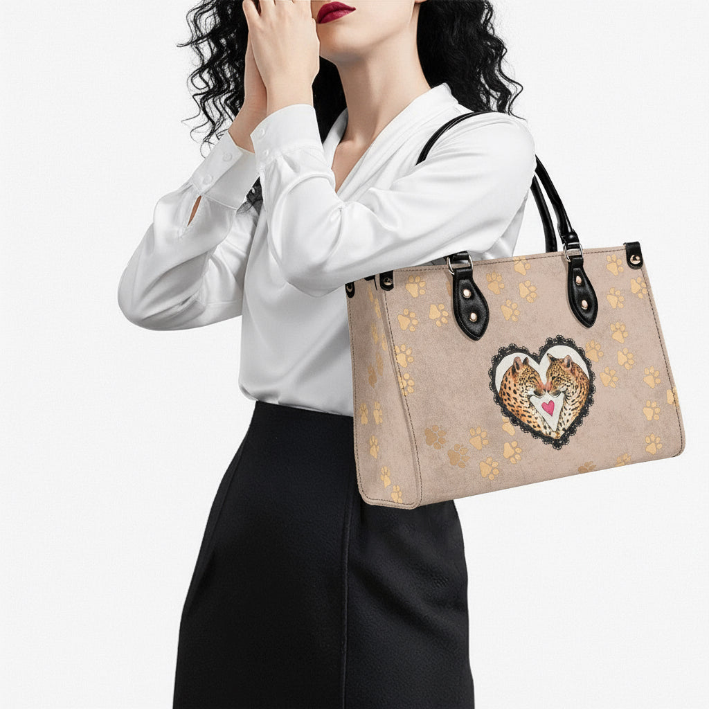 Jaguar Love Track Luxury Leather Handbag