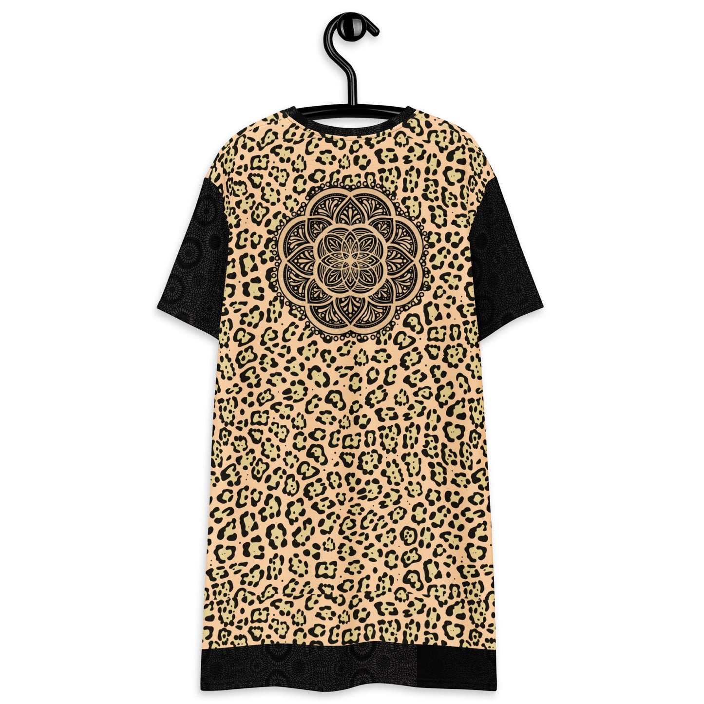 Wild Whiskers Mandala T-shirt dress