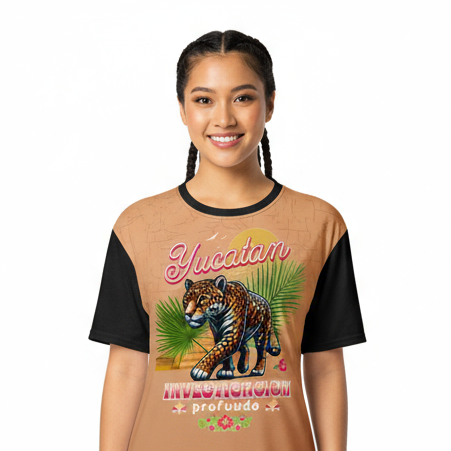 Yucatan Jaguar T-Shirt Dress