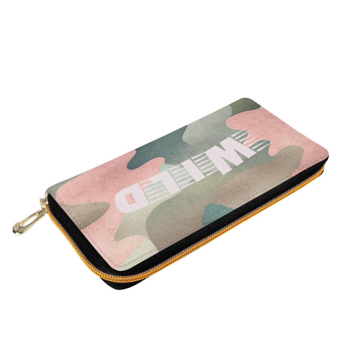 MossBlend Zipper Purse Clutch Bag
