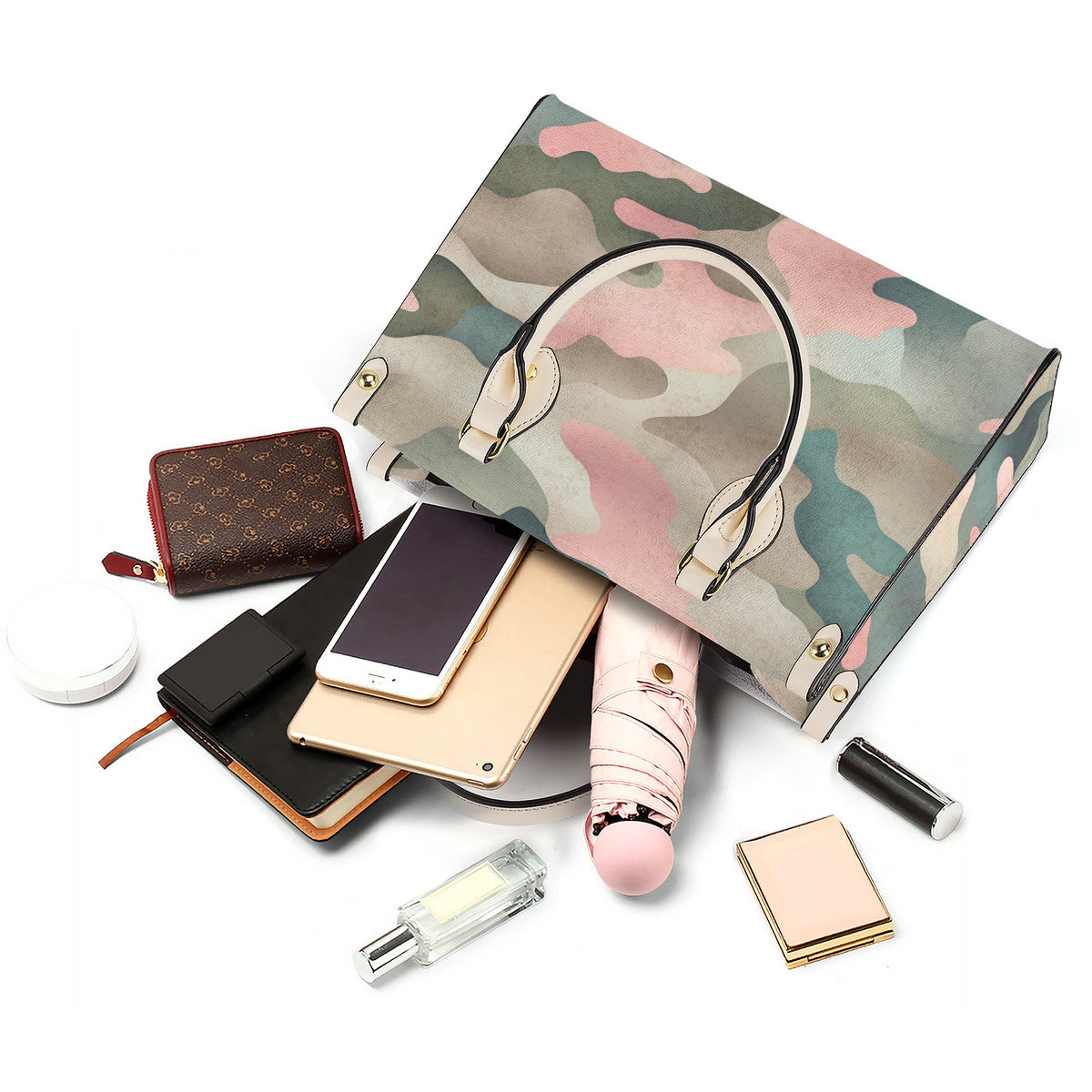 MossBlend Luxury Tote Bag - White