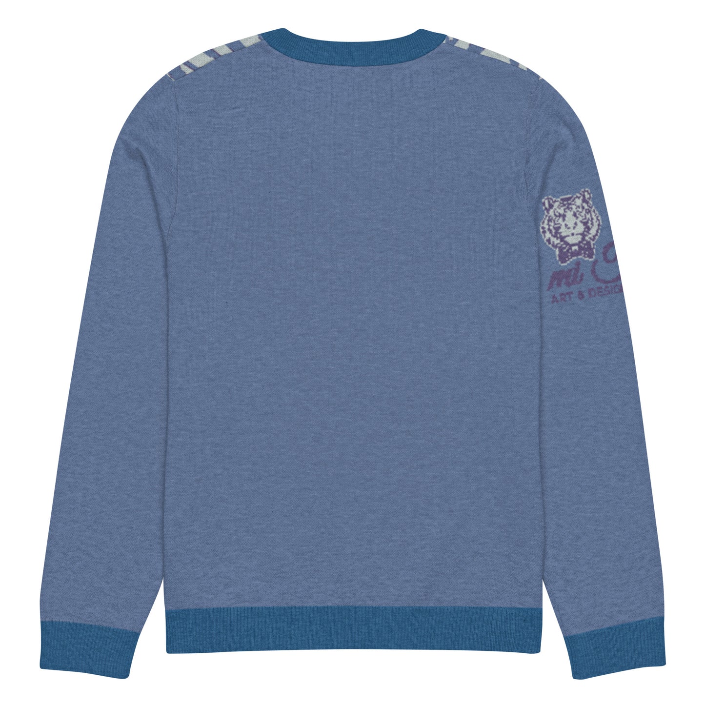 Exotic Essence Sky Knitted crew neck sweater