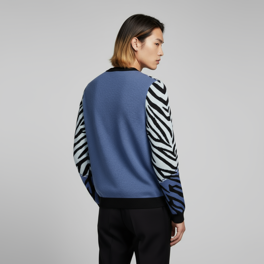 Tigers Essence Knitted crew neck sweater
