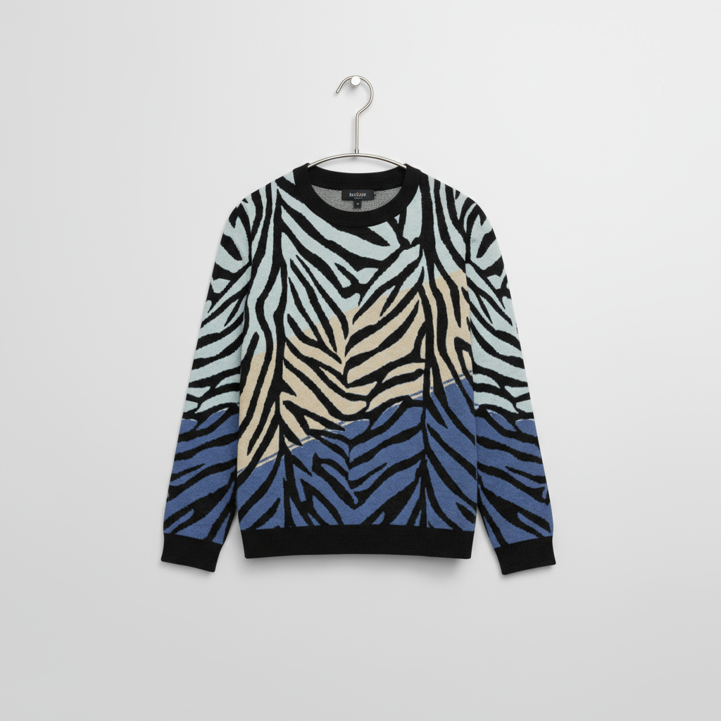 Tigers Essence Knitted crew neck sweater