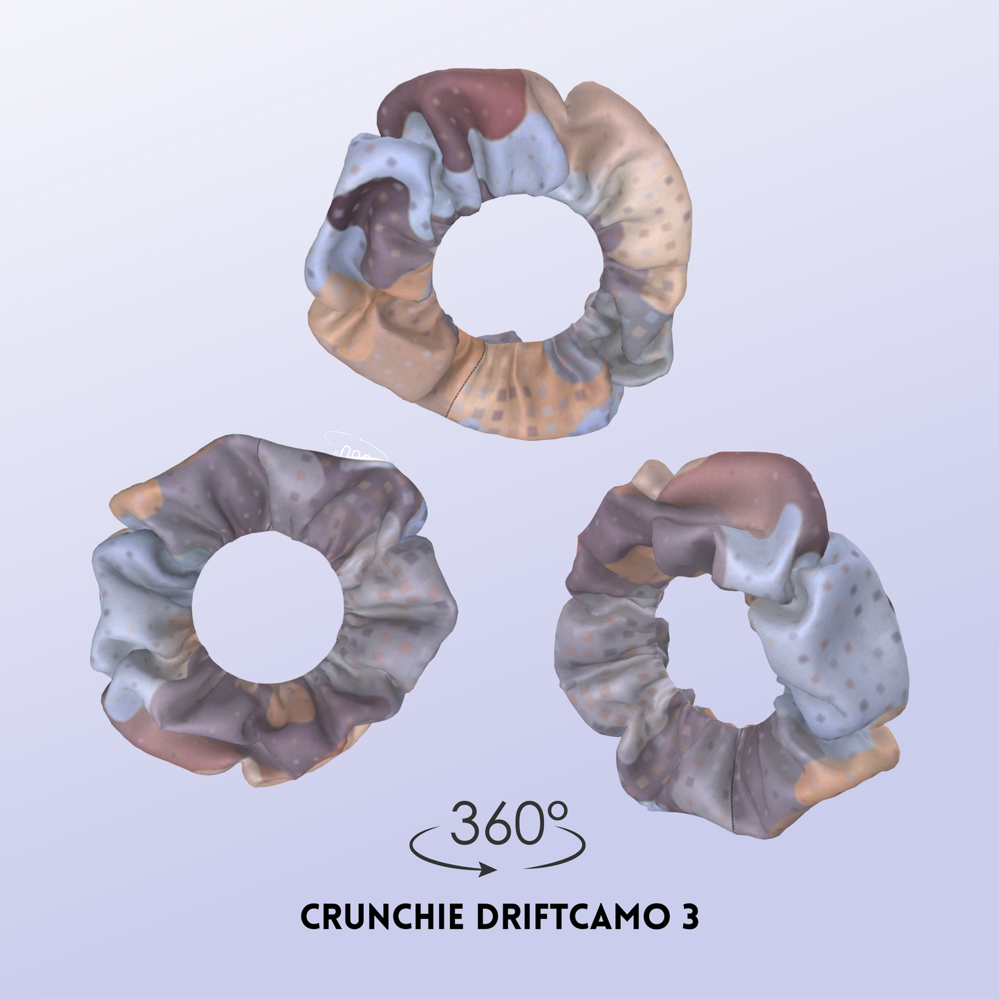 DriftCamo Scrunchie 3 Pack💖