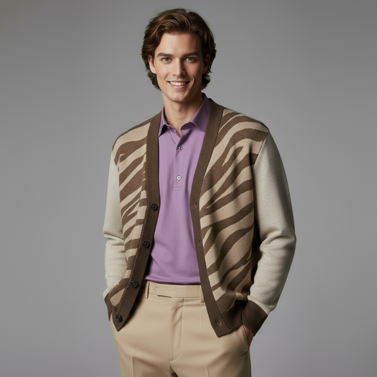Tiger Stripes FlowState Knitted cardigan🐾🐅
