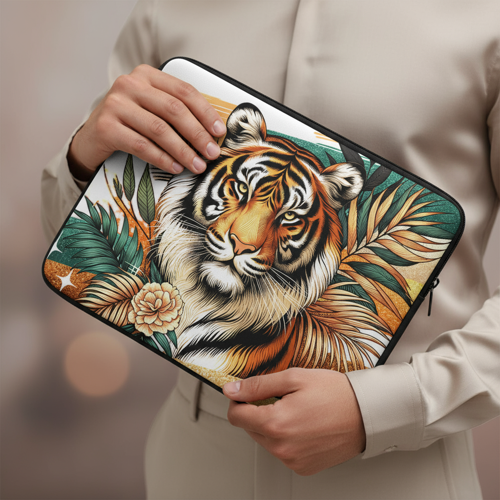 Tiger Wild Beauty Laptop Sleeve🔥🐅
