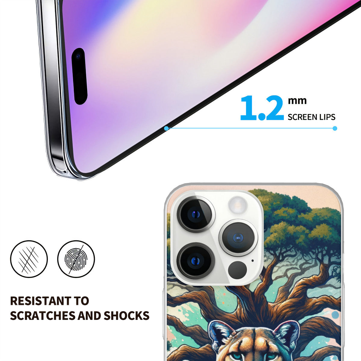 Puma Prestige iPhone 14 Transparent Acrylic Case (3 cameras)