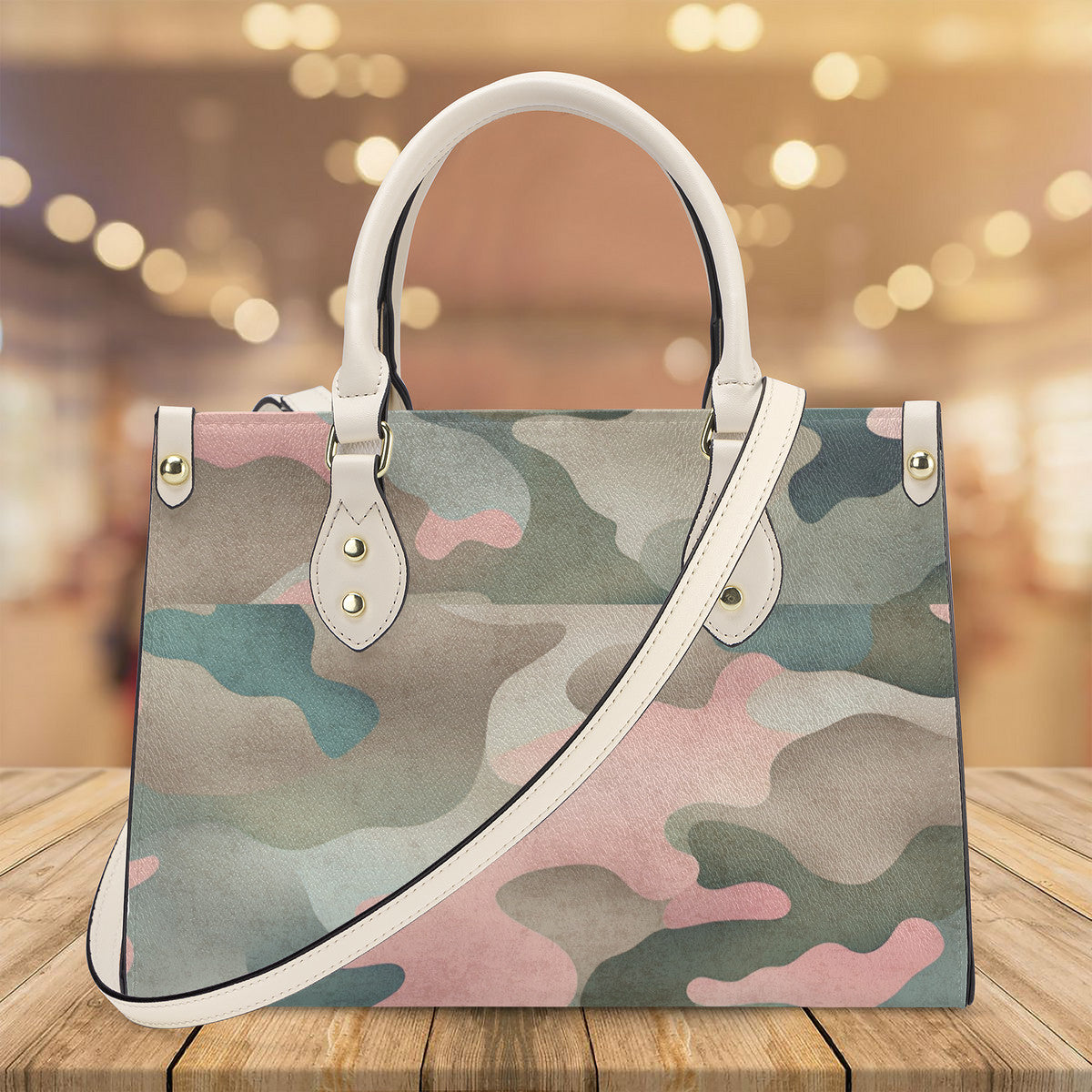 MossBlend Luxury Tote Bag - White
