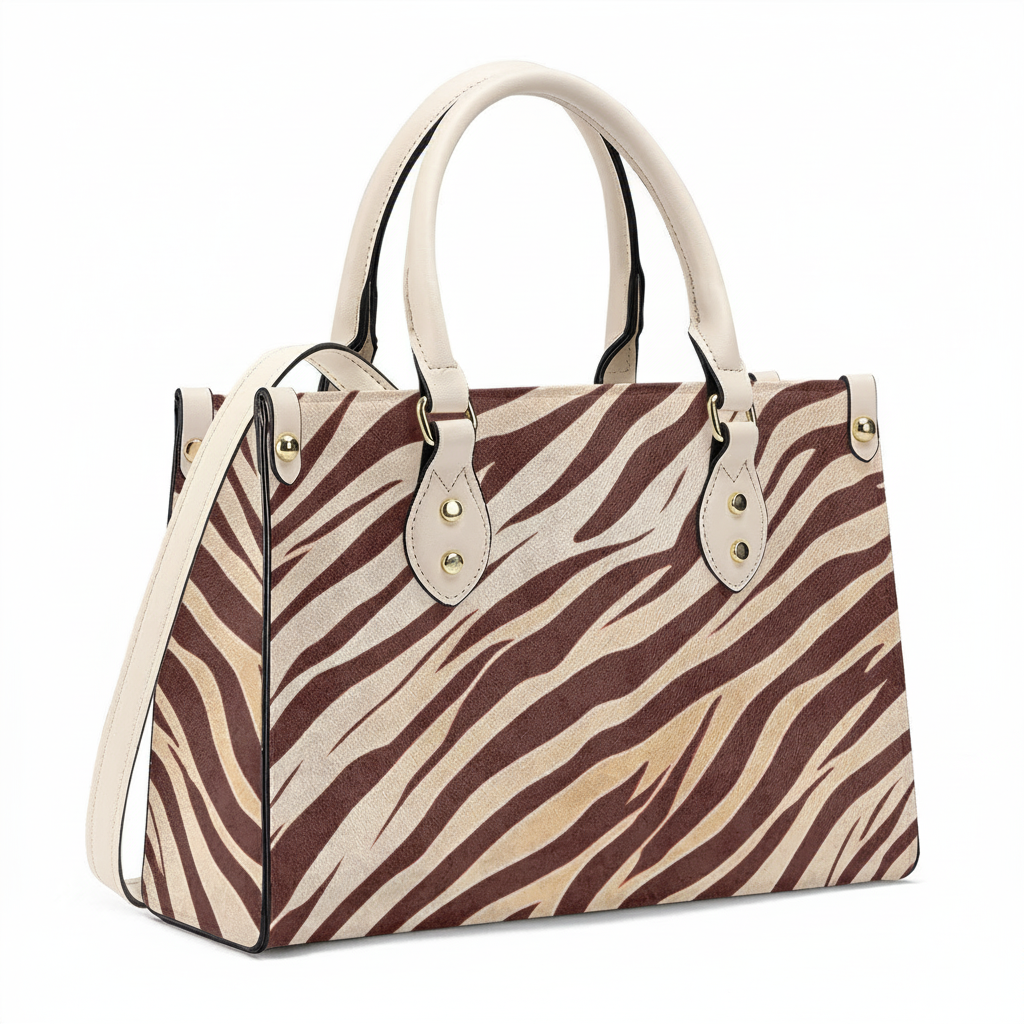 Tiger FlowState Luxury Tote Bag - White