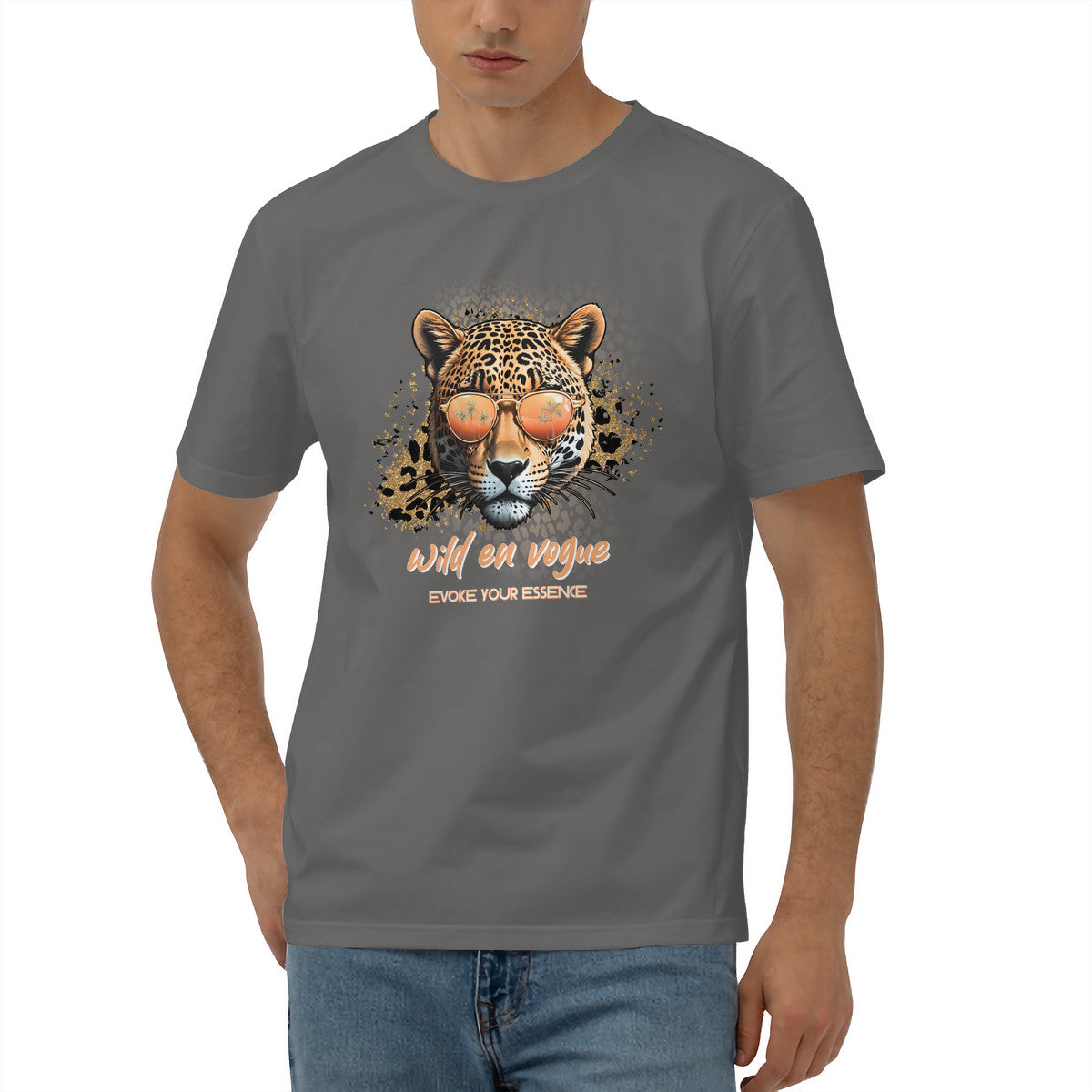 Jaguar en Vogue Men's Short Sleeve Cotton Tee