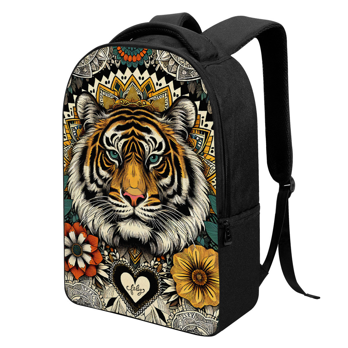 Tiger Feliz Laptop Backpack☘️🐅