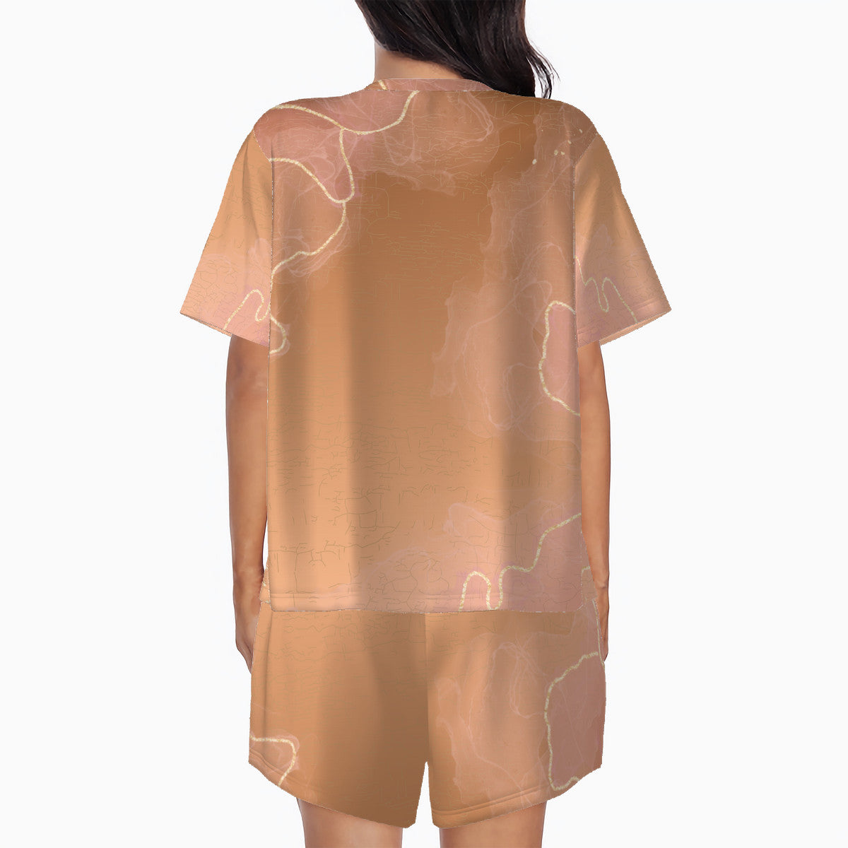 Tigers Poetry Women's Summer Round Neck Pajamas