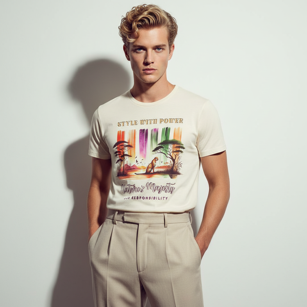 Power Meets Wisdom - Mens Fashion🏆🦁🦉