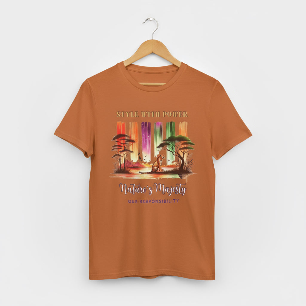 Jaguar Nature's Majesty T-shirt🐅🌴