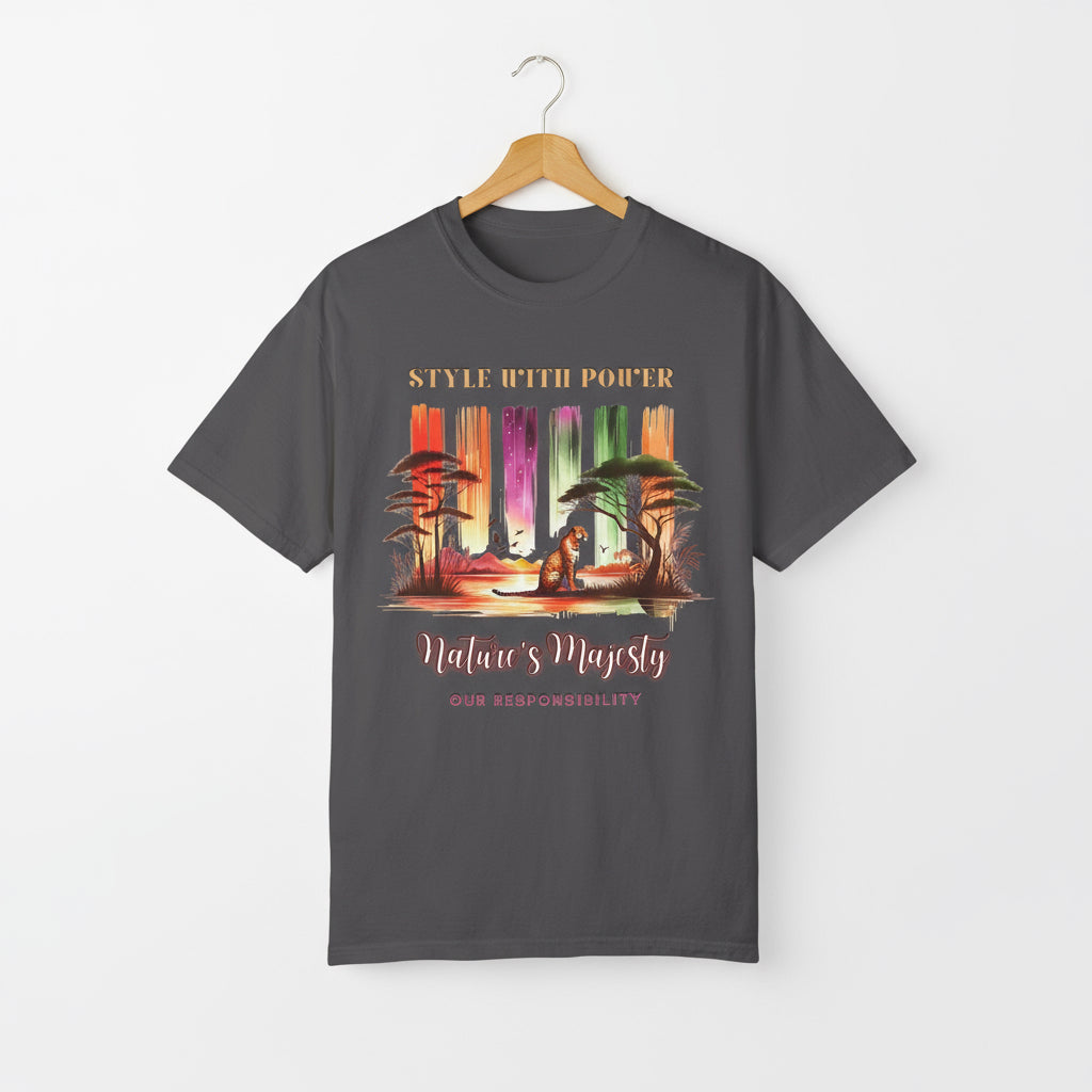 Jaguar Nature's Majesty T-shirt🐅🌴