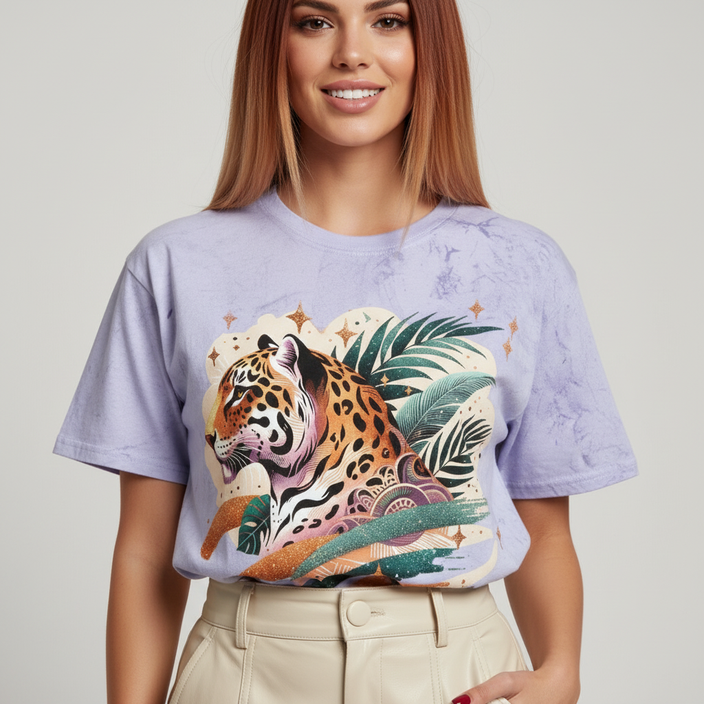 Jaguar Jungle Chic - Unisex Color Blast T-Shirt