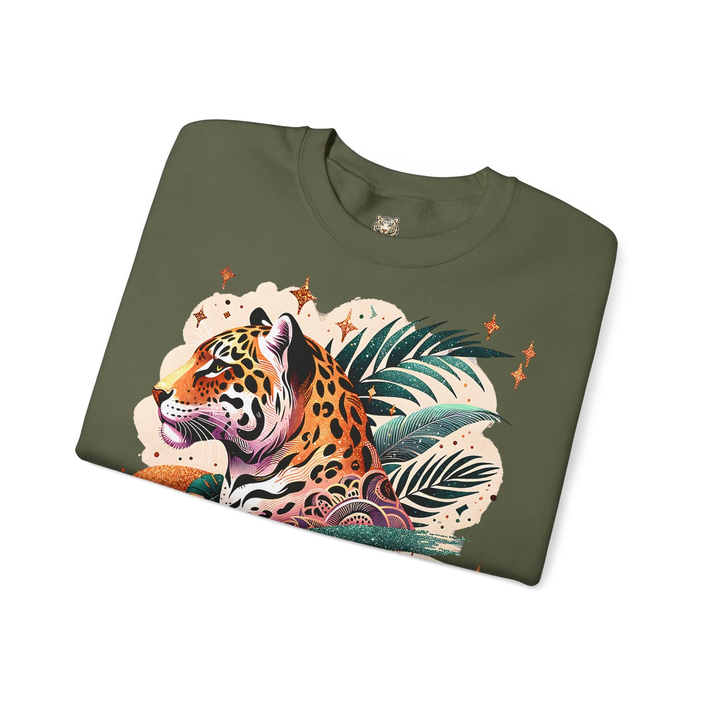 Jaguar Wildlife Art Sweatshirt