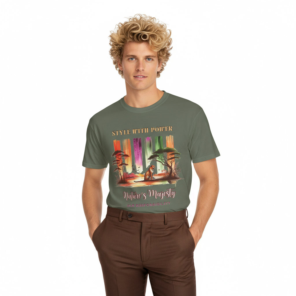 Jaguar Nature's Majesty T-shirt🐅🌴