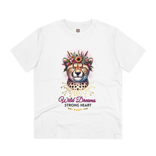 Cheetah Wild Dreams Organic Creator T-shirt - Unisex