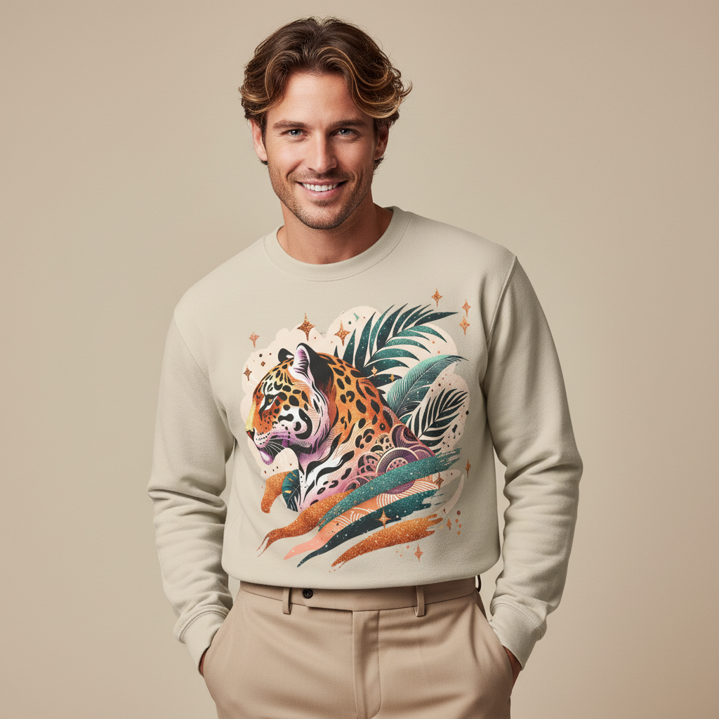 Jaguar Exotic Essence Sweater🌟🐆🌴
